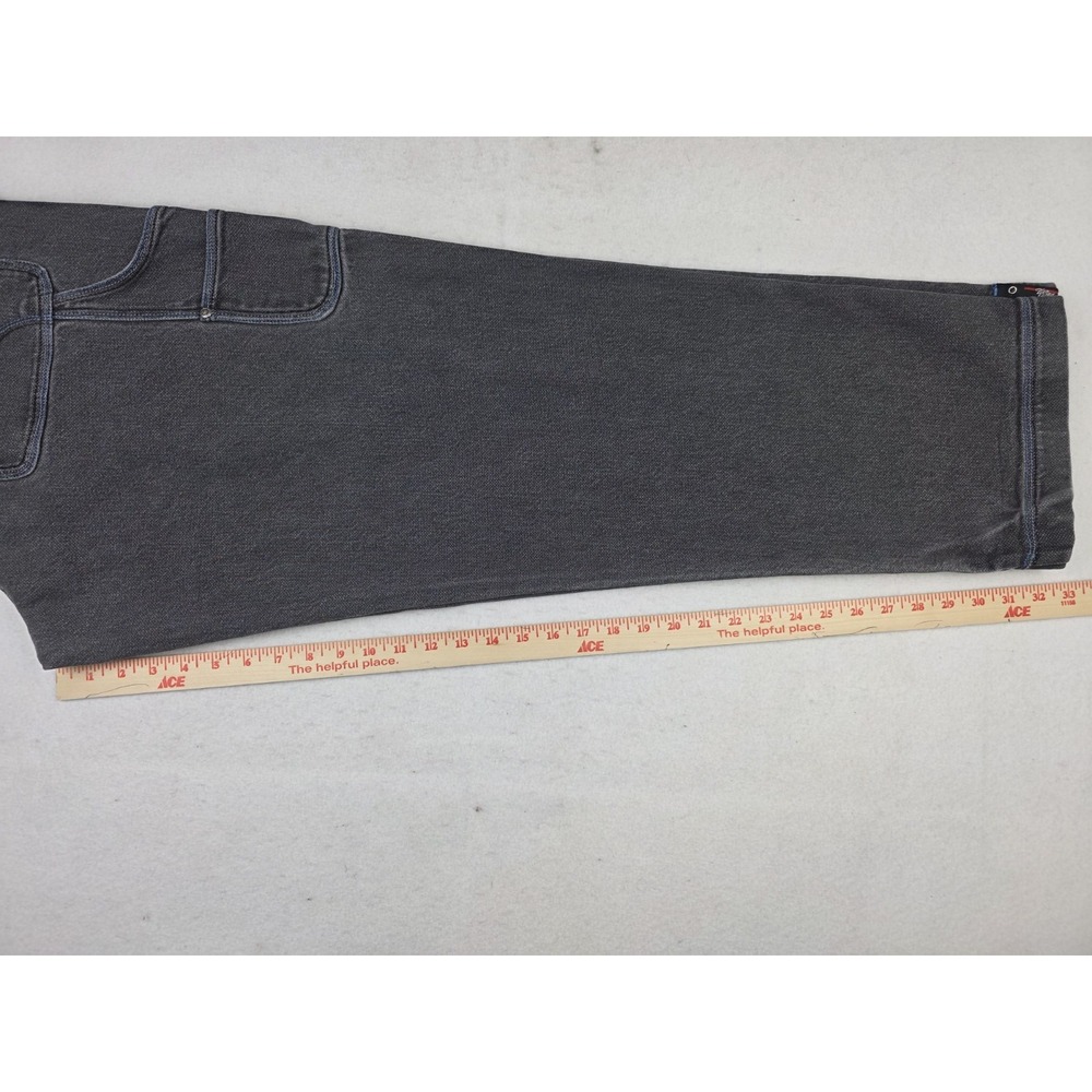 Vintage‎ Esco Willie Jeans Mens 36 Wide Baggy Jeans Denim Black Carpenter Pants - Picture 11 of 12